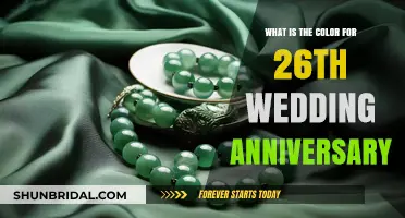 Celebrating 26 Years: The Symbolic Color of Your Wedding Anniversary