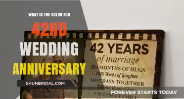 Celebrating 42 Years: The Symbolic Color for Your Wedding Anniversary