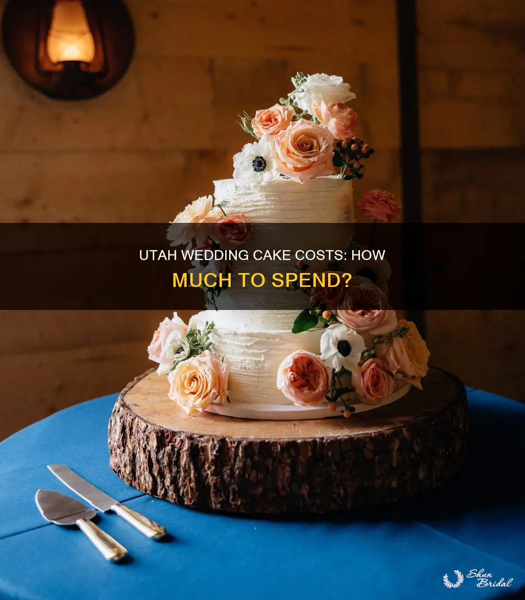 what is the cost of a wedding cake in Utah