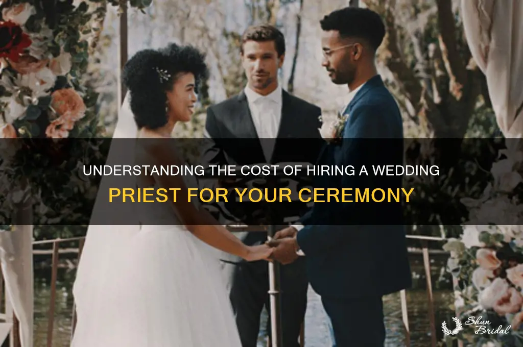 what is the cost of a wedding priest