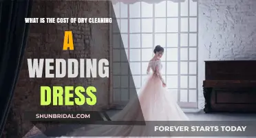 The Cost of Dry Cleaning Your Wedding Dress