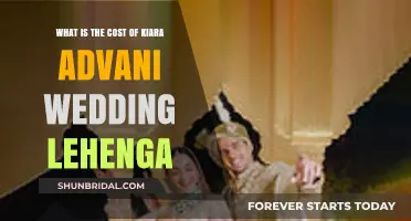 Kiara Advani's Wedding Lehenga: Unveiling the Stunning Cost