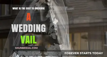 How Much Does It Cost to Preserve a Wedding Veil?