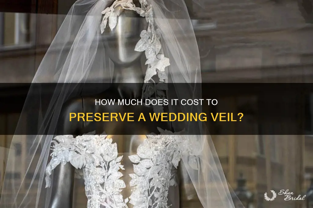 what is the cost to oreserve a wedding vail