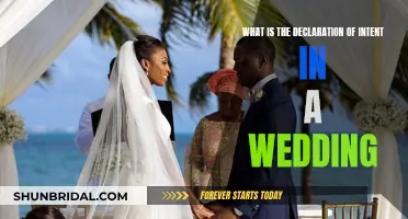 Intent Declaration: A Wedding's Heart and Soul