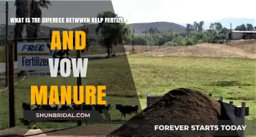 Kelp Fertilizer vs. Cow Manure: Key Differences for Your Garden