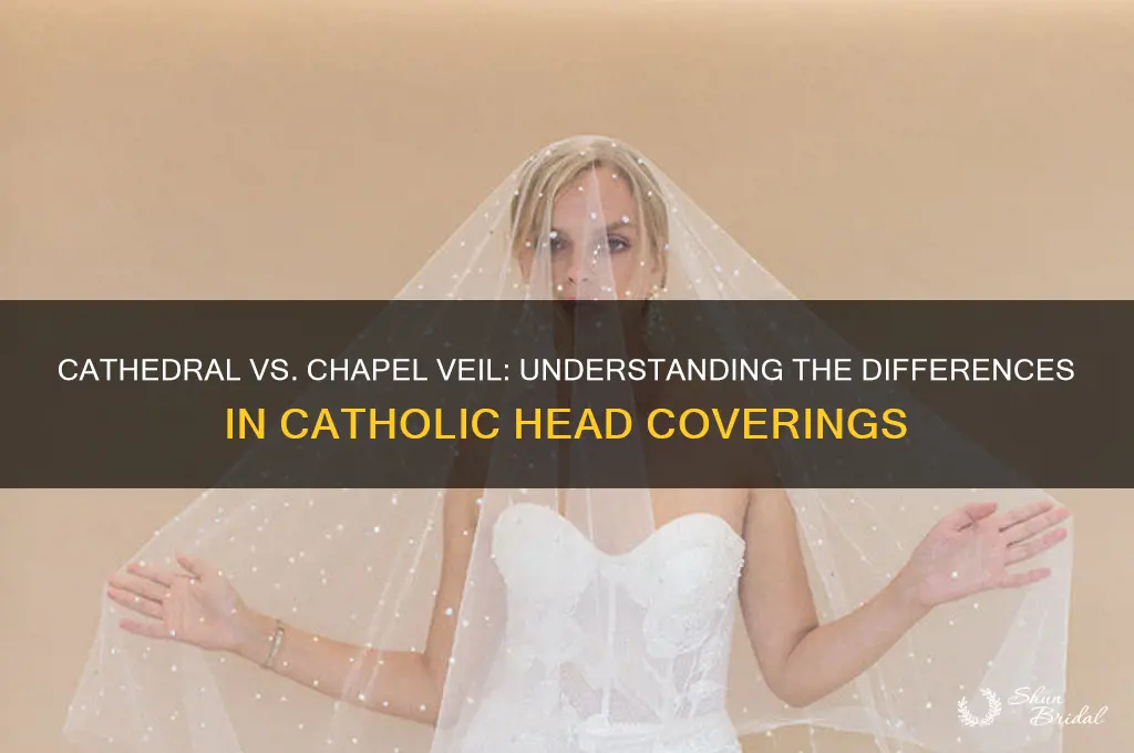 what is the difference between a cathedral and chapel veil