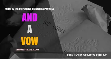Promises vs. Vows: Understanding the Key Differences and Commitments