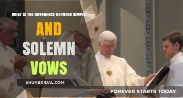 Simple vs. Solemn Vows: Understanding the Key Differences in Religious Commitments