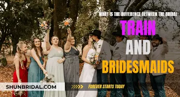 Bridal Entourage: Train vs. Bridesmaids Explained