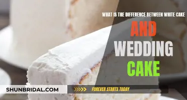 White Cake vs Wedding Cake: The Distinct Features