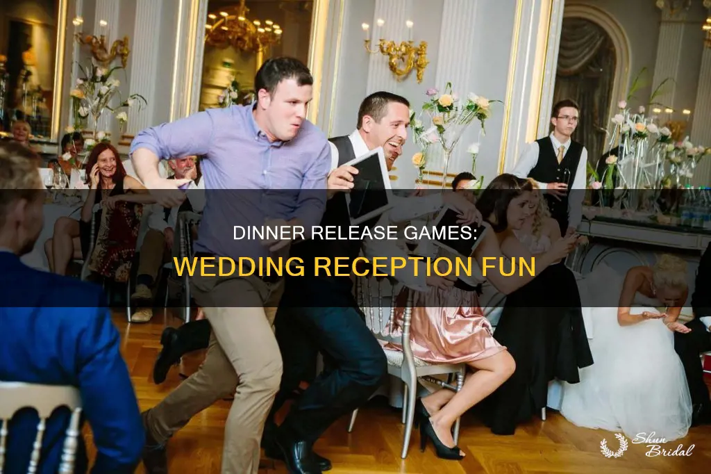 what is the dinner release game at wedding reception
