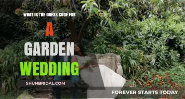 Garden Wedding Attire: Dress Code Decoded