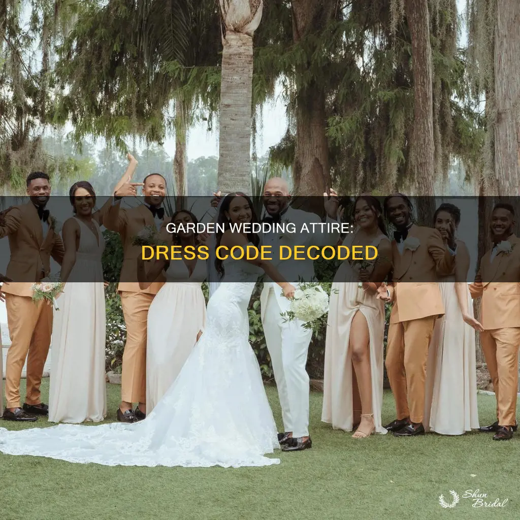 what is the dress code for a garden wedding