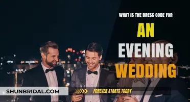 Evening Wedding Attire: Dress Code Decoded