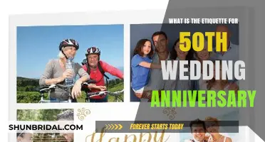 Celebrating 50 Years: Etiquette Tips for a Golden Wedding Anniversary