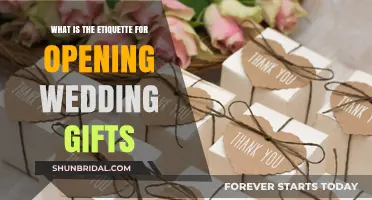 Wedding Gift Etiquette: When and How to Open Presents Gracefully