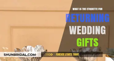 Returning Wedding Gifts: Etiquette Tips for Handling Unwanted Presents
