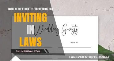 Wedding Etiquette: Inviting In-Laws, What's the Protocol?