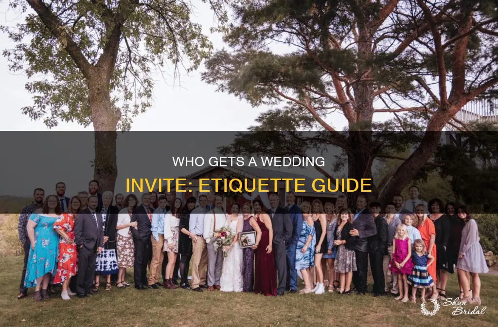 what is the ettiquitte for whos invited to weddings