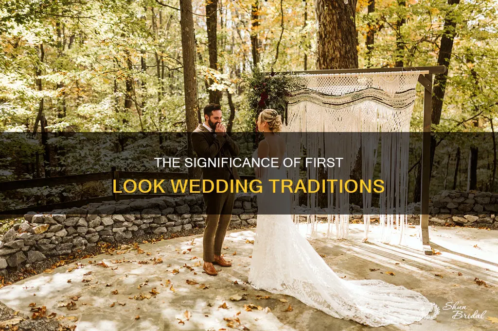 what is the first look at a wedding