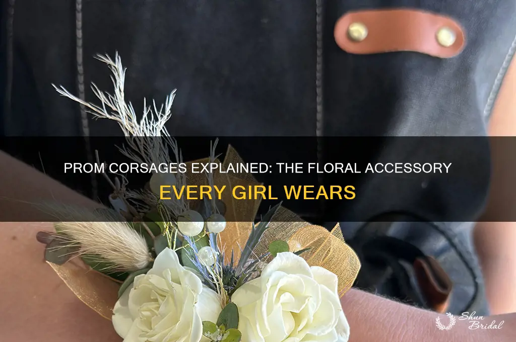 what is the flower thing girls wear to prom