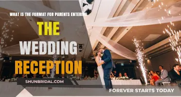 Wedding Reception: A Guide for Parents' Grand Entry