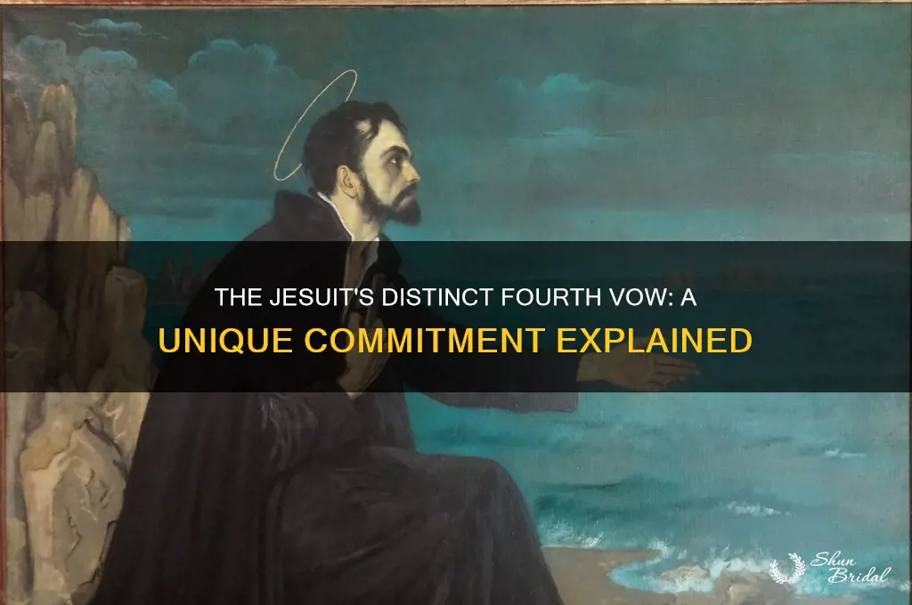 what is the fourth unique vow of the jesuits