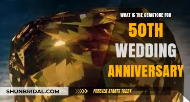 Golden Jubilee Gemstone: Celebrating 50 Years of Love and Commitment