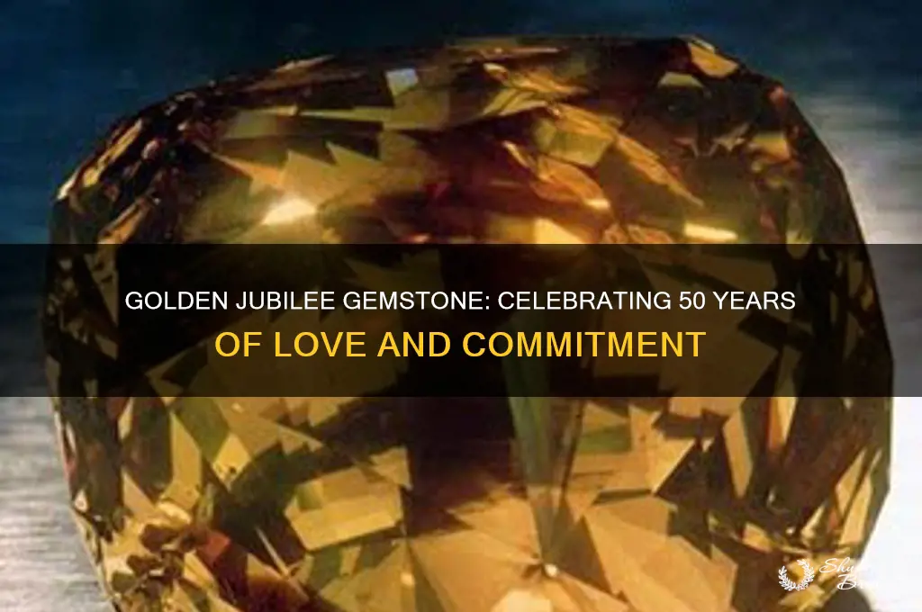 what is the gemstone for 50th wedding anniversary
