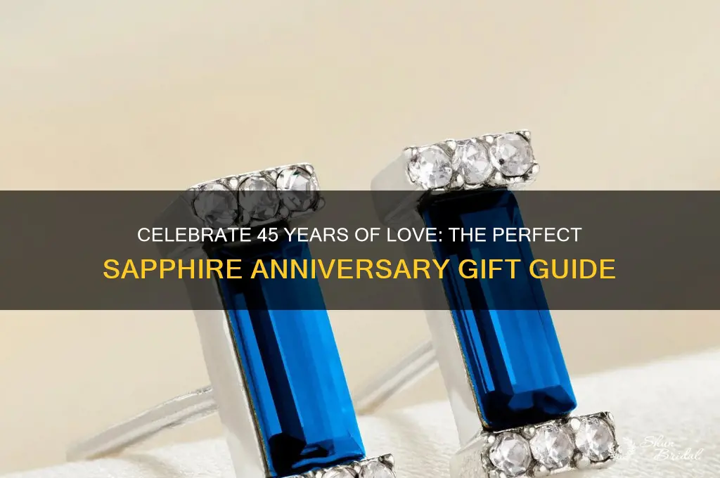 what is the gift for 45th wedding anniversary