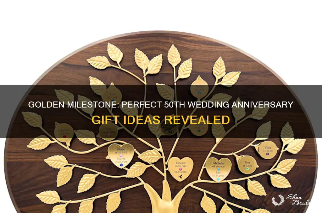 what is the gift for 50th wedding anniversaries