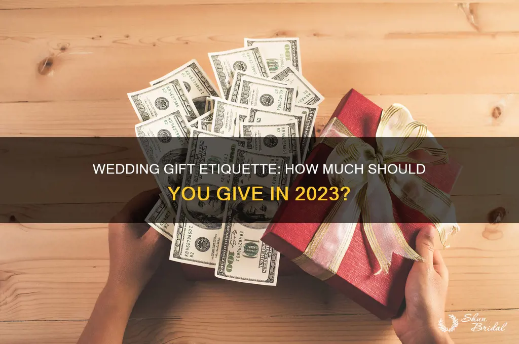 what is the going amount for a wedding check