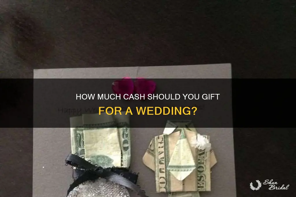 what is the going cash gift for a wedding