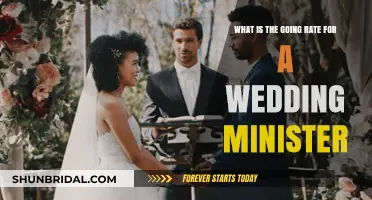 Wedding Minister Costs: Understanding the Average Rate for Officiants