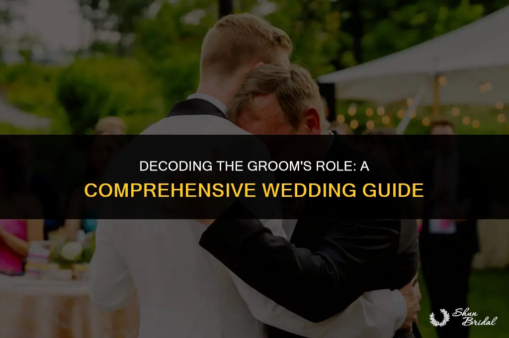 what is the groom responsible for in a wedding