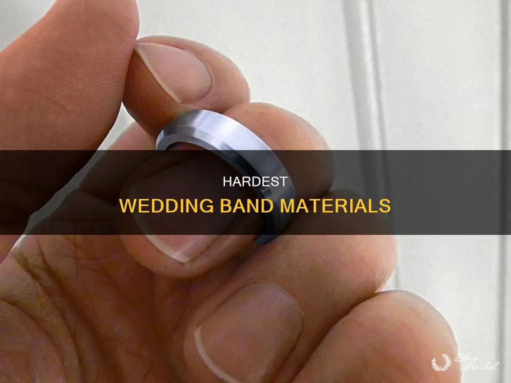 what is the hardest material form a wedding band