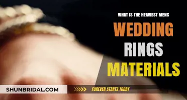 Hefty Wedding Rings: Metals that Matter