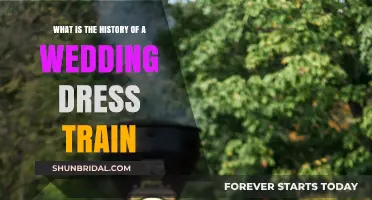 The Evolution of Wedding Dress Trains