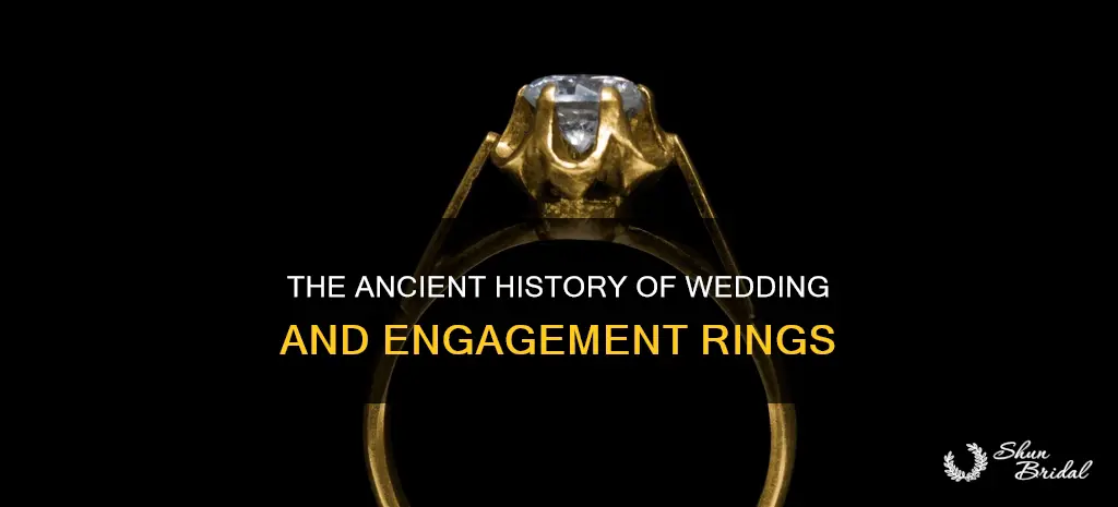 what is the history of engagement and wedding rings