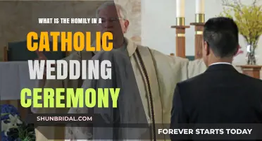 Understanding the Homily's Role in a Catholic Wedding Ceremony