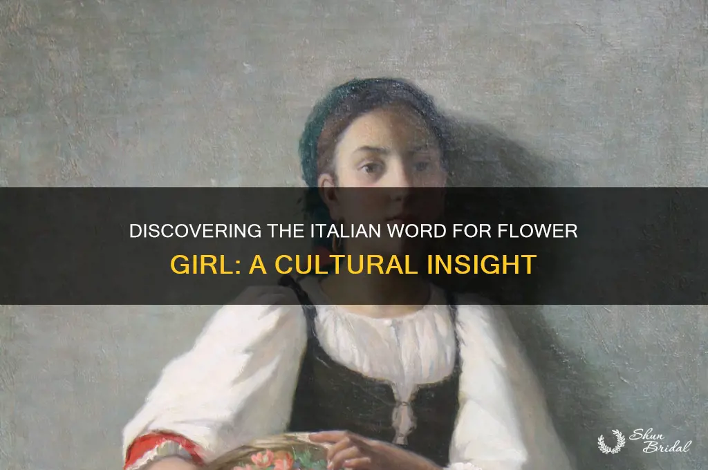 what is the italian word for flower girl