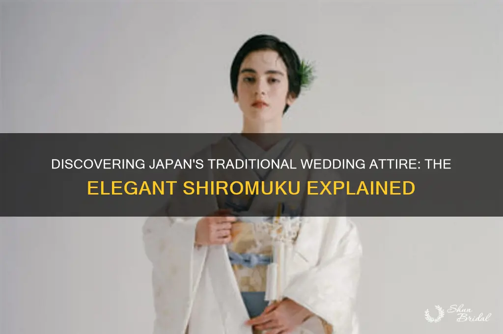 what is the japanese ceremonial wedding attire called