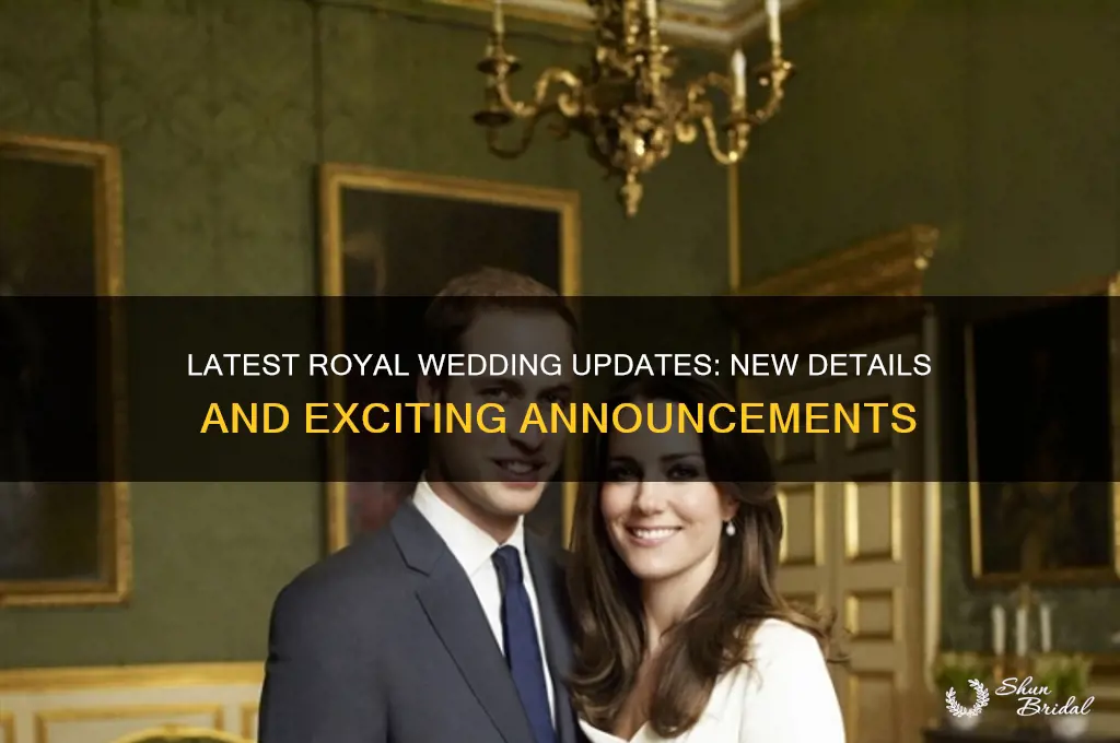 what is the latest royal wedding news