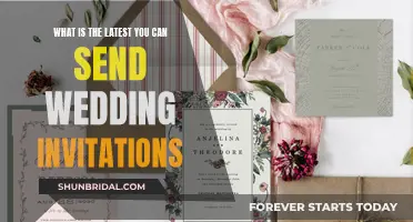 When to Send Out Wedding Invites