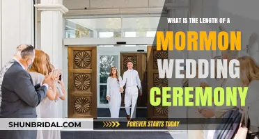 Understanding the Duration of a Mormon Wedding Ceremony