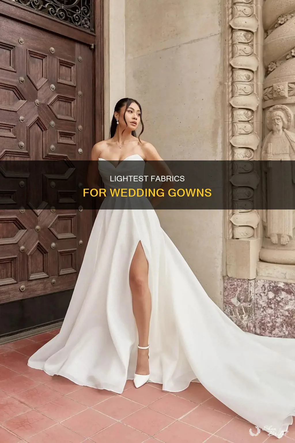 what is the lightest material for a wedding dress