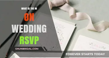 The "M" on Wedding RSVPs: What Does It Mean?