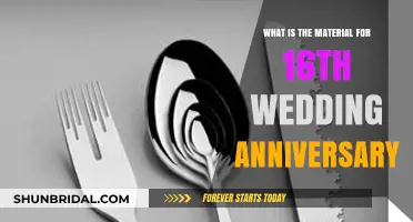 Celebrating 16 Years: The Perfect Material for Your Wedding Anniversary