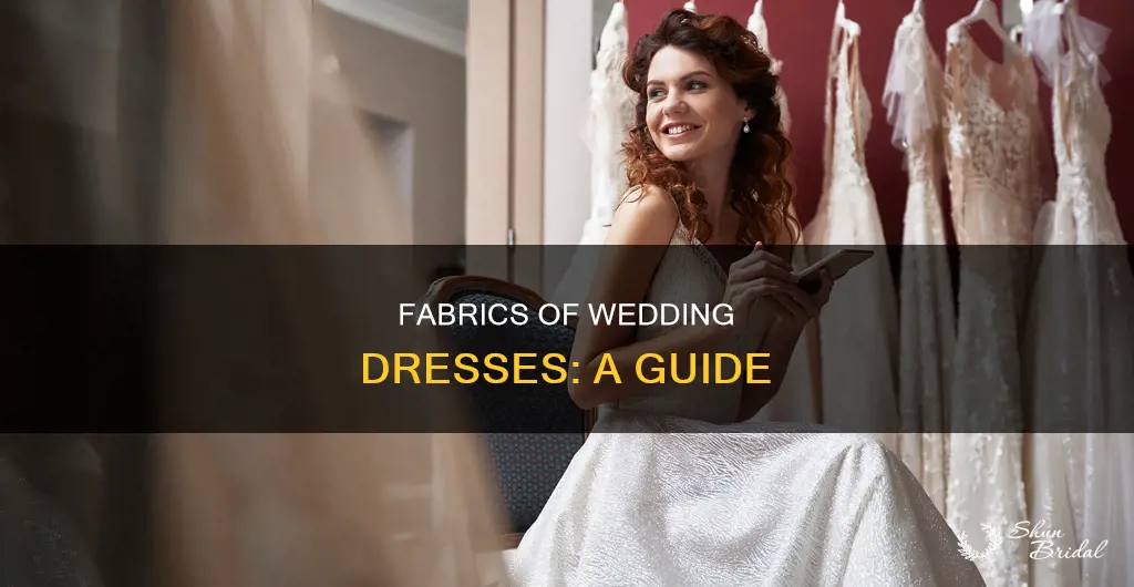 what is the material that wedding dresses are made of